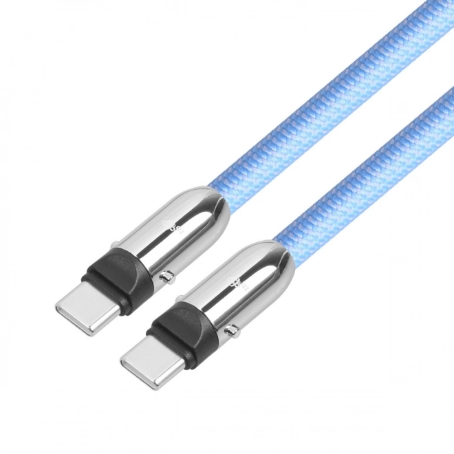 Kabel USB-C a smyčka 2v1 modrý