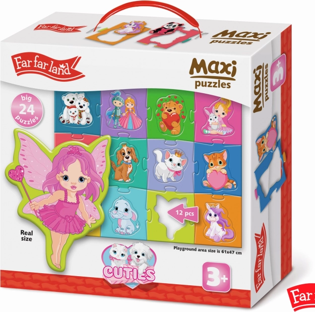 Maxi puzzle Far Far Land roztomilé postavičky