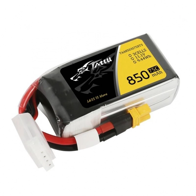 Tattu 850mAh 11,1V 75C 3S1P konektor baterie XT30