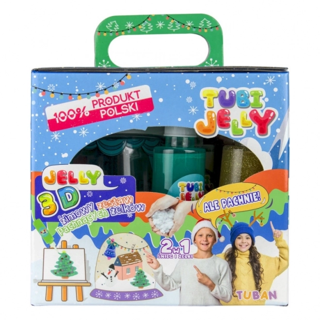 Tubi Jelly Winter sada 6 barev s akváriem