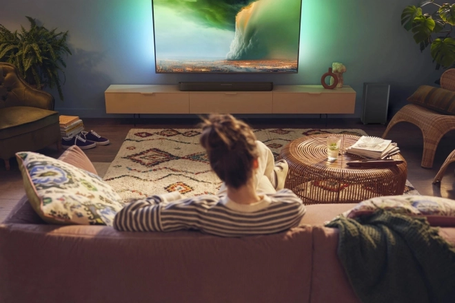 Soundbar 2.1 s bezdrátovým subwooferem