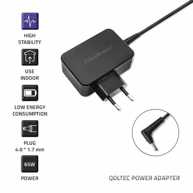 Napájecí adaptér Qoltec pro Lenovo 65W 20V 3.25A