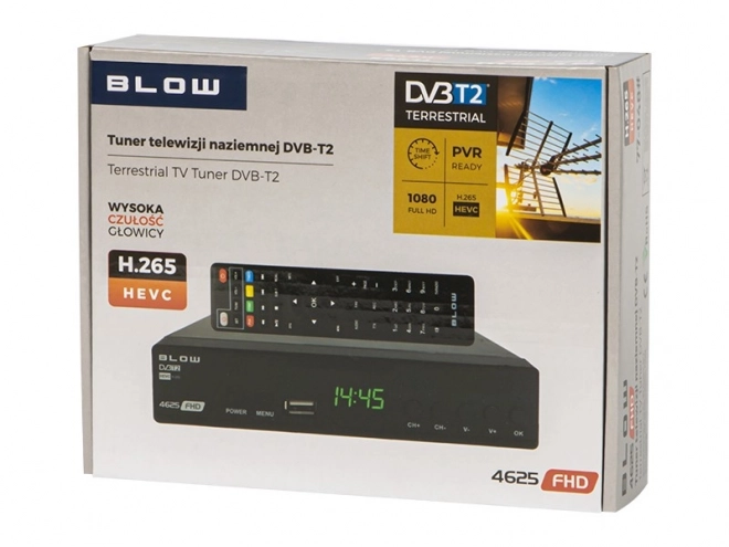 Televizní tuner DVB-T2 4625FHD H.265