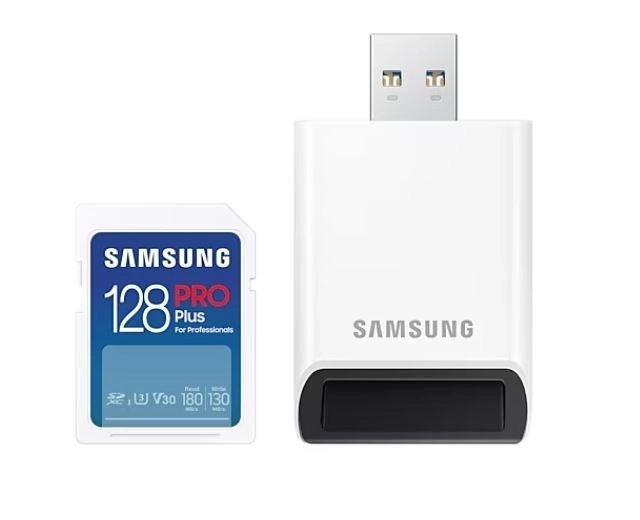 Paměťová karta SD PRO Plus MB-SD128SB/WW 128GB + čtečka