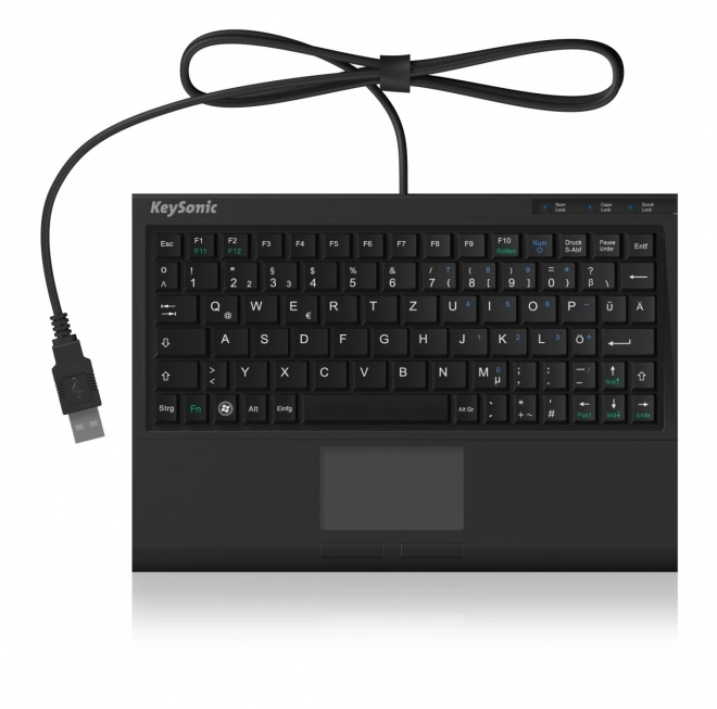 Miniaturní klávesnice ACK-3410(US) touchpad, USB