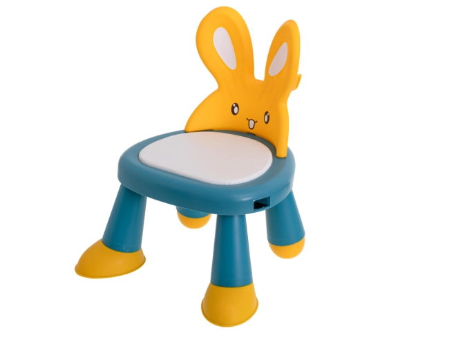 Zábavný design králíčka motivuje k sezení
