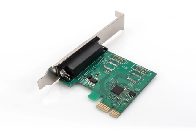 Rozšiřující karta (řadič) LPT PCI Express, 1xDB25, nízký profil, čipová sada: ASIX99100