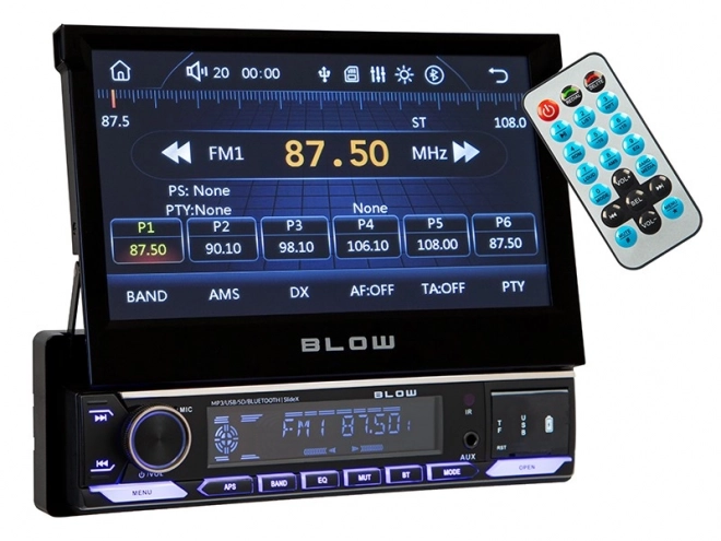 Autorádio Blow SlideX s vysouvacím displejem