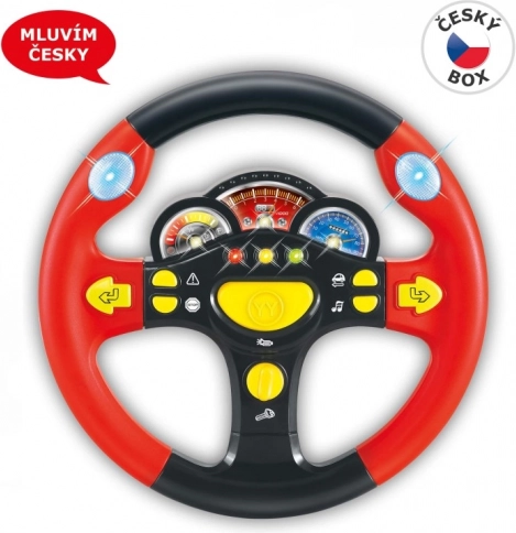 Dětský zvukový volant s českým hlasem CITY COLLECTION