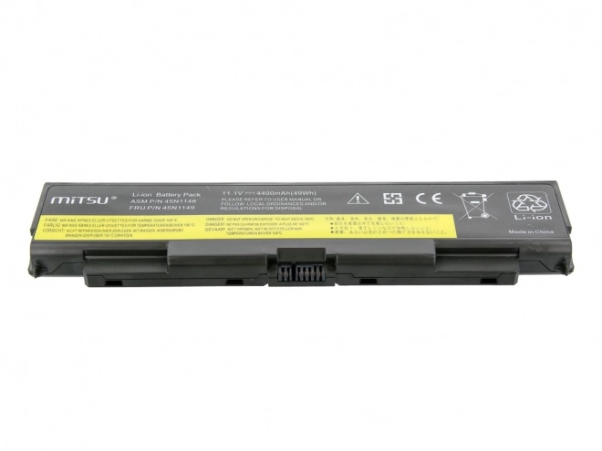 Baterie pro Lenovo T440p, W540 4400 mAh (48 Wh) 10,8 - 11,1 V
