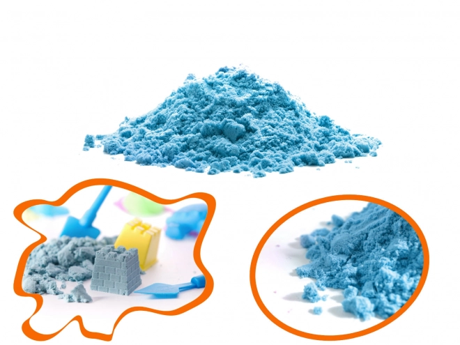 Kinetický písek 1kg v sáčku – Modrý