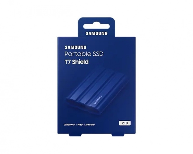 T7 Shield 2TB USB 3.2 SSD, modrý
