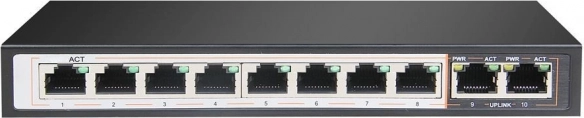 Extralink Perses 8-portový Gigabitový PoE Přepínač