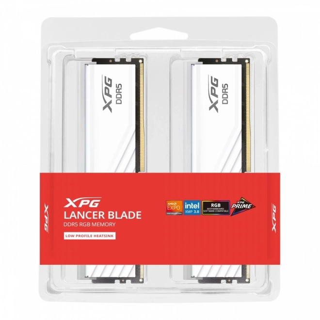 Paměť XPG Lancer Blade DDR5 32GB RGB bílá