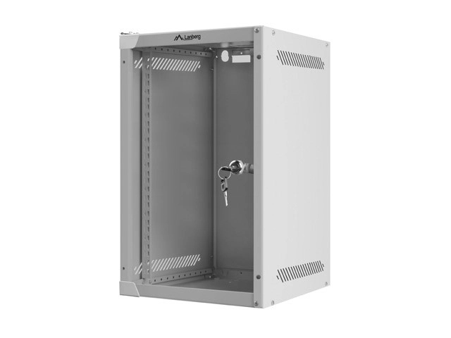 Nástěnná skříň 9U 10 palců 280x310mm šedá