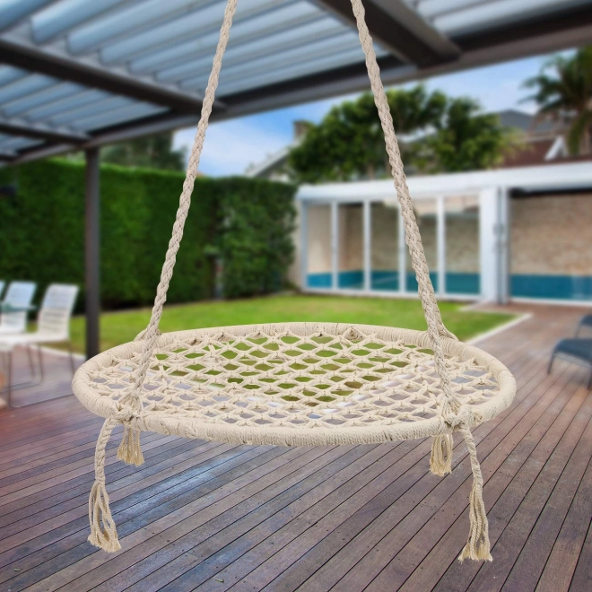 Závěsná houpací houpačka pro vnitřní a venkovní použití ModernHome