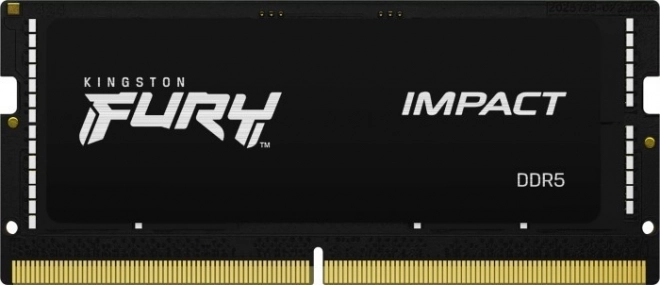 Paměť DDR5 SODIMM KINGSTON FURY Impact 16 GB 4800 MHz CL38