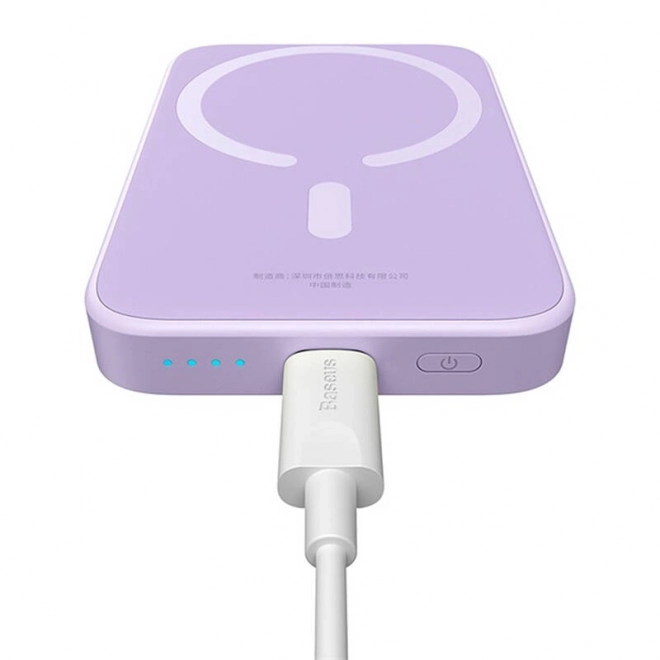 Mini powerbanka Baseus 6000 mAh 20W fialová
