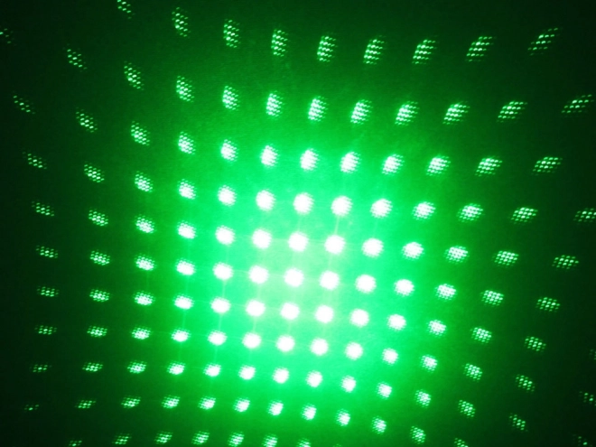 Zelené laserové ukazovátko