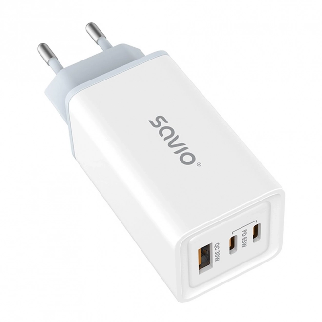 GaN 65W síťová nabíječka USB, Quick Charge 4.0, Power Delivery 3.0, LA-07