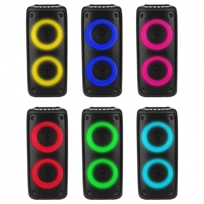 FUNBOX BT Speaker MT3181 Bluetooth 5.0/TWS/MP3/MicroSD/USB/AUX/Equalizer/Jack 6.3/RGB/USB-C/ RMS 40W/PMPO 1000W