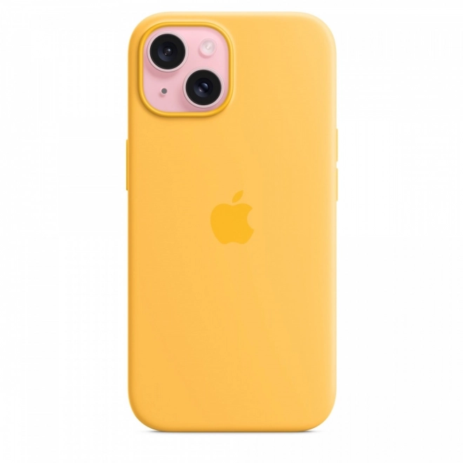 Silikonové pouzdro s MagSafe pro iPhone 15 - sluneční svit