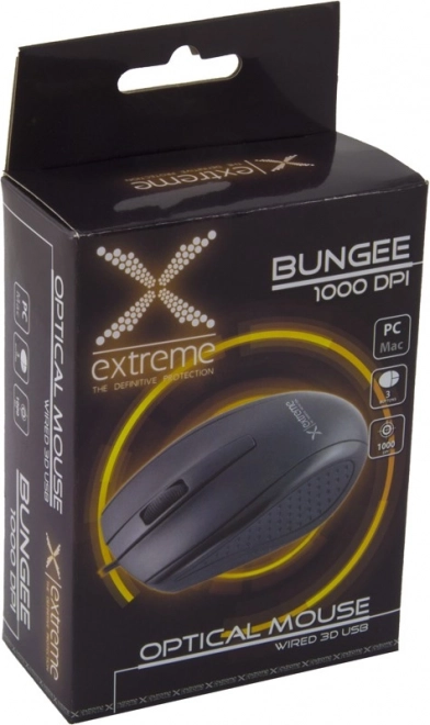 Drátová myš XM110K Bungee černá