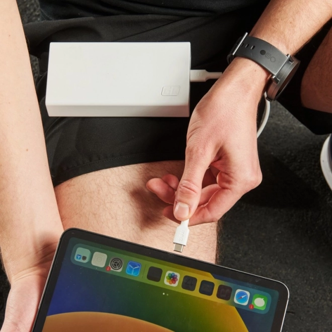 Kabel USB-C-USB-C PowerStream 100 W 1.2 m bílý