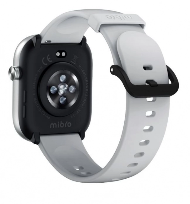 Smartwatch se stříbrným ciferníkem
