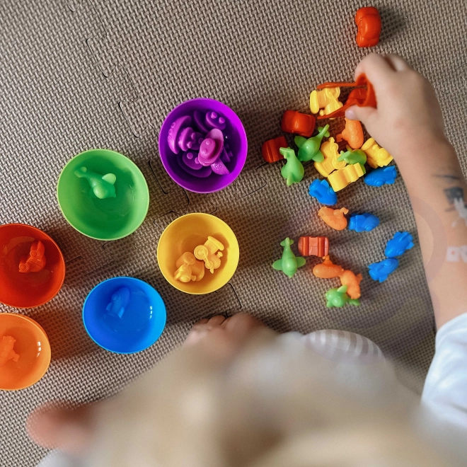 Výuková montessori hra Nauč se počítat – ZOO zvířátka