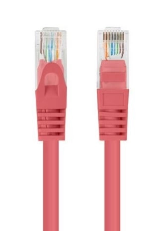 Patchcord cat.5e UTP 3m červený 10-pack fluke passed