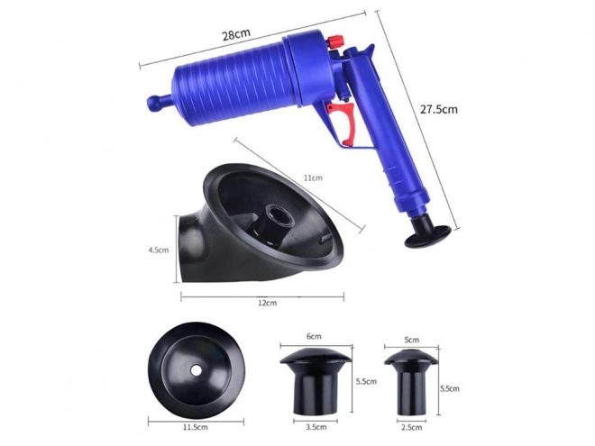 Pistole pro uvolnění ucpaného potrubí