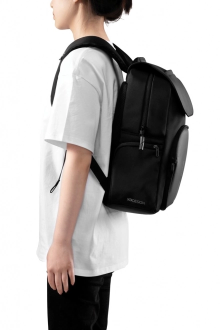 Městský batoh XD DESIGN Soft Daypack – černý, na 16'' notebook