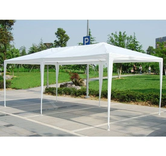 Zahradní komerční stan s altánem 3x6 m, bílý, MultiGarden