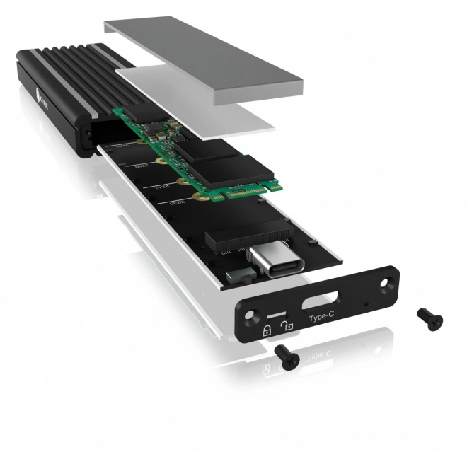 IB-1824ML-C31 Skříň M.2 NVMe s osvětlením RGB