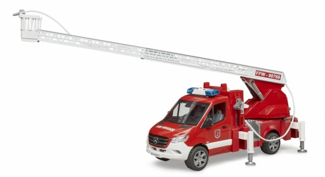Hasičský vůz Mercedes-Benz Sprinter se žebříkem pro děti