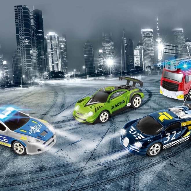 Mini RC závodní auto - modré