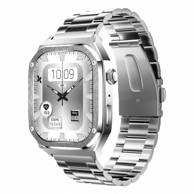 Elegantní pánské chytré hodinky Maxcom FW65 Iron S