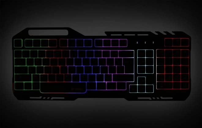 Klávesnice YKB 3200 Shadow metal, podsvícená LED diodami