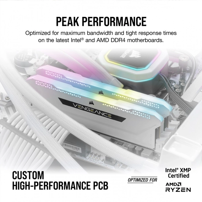 Corsair Vengeance RGB Pro SL DDR4 16GB 3200MHz bílá
