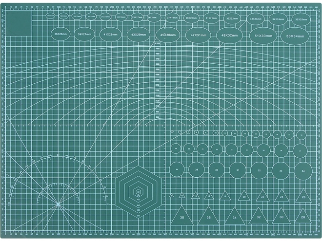 Samoregenerační oboustranná řezací podložka A2 60 × 45 cm