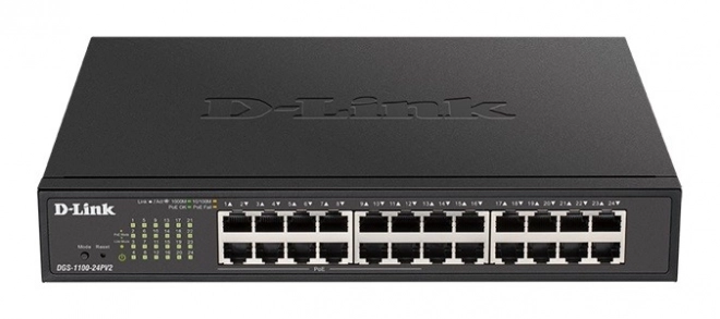 Přepínač D-Link DGS-1100-24PV2 Switch 24GE PoE
