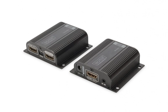 Extender/rozšiřovač HDMI až na 50 m přes Cat.6/7 UTP, 1080p 60Hz FHD, HDCP 1.2, IR, audio (sada)
