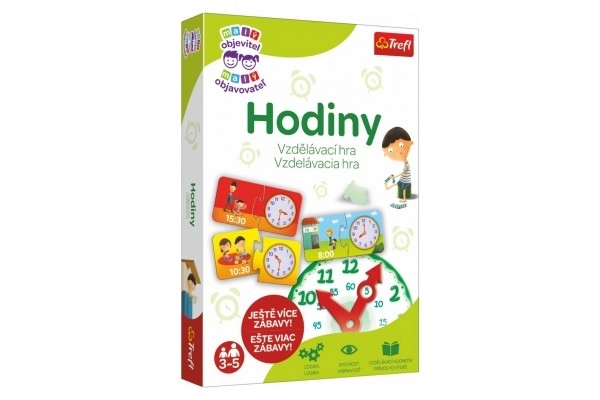 Vzdělávací hra malý objevitel: hodiny