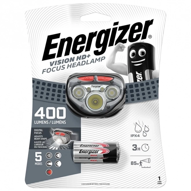 Energizer čelovka s funkcí zaměření