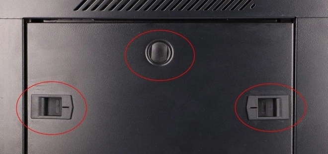 Závěsný rack Extralink 4U 600x450 černý se skleněnými dveřmi