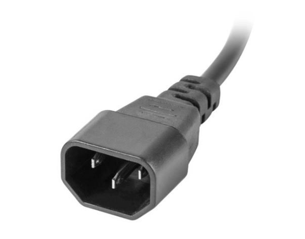 PDU racková napájecí lišta 1U 10A 4x 230V CZ 4x IEC C13 2m C14 černá