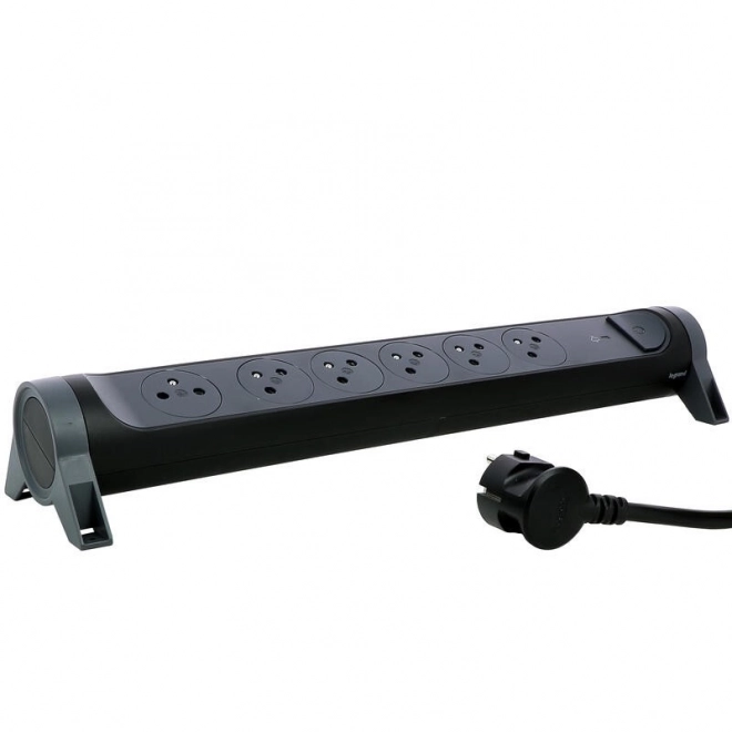 Prodlužovací kabel 6x2PZ 1,5 m černý