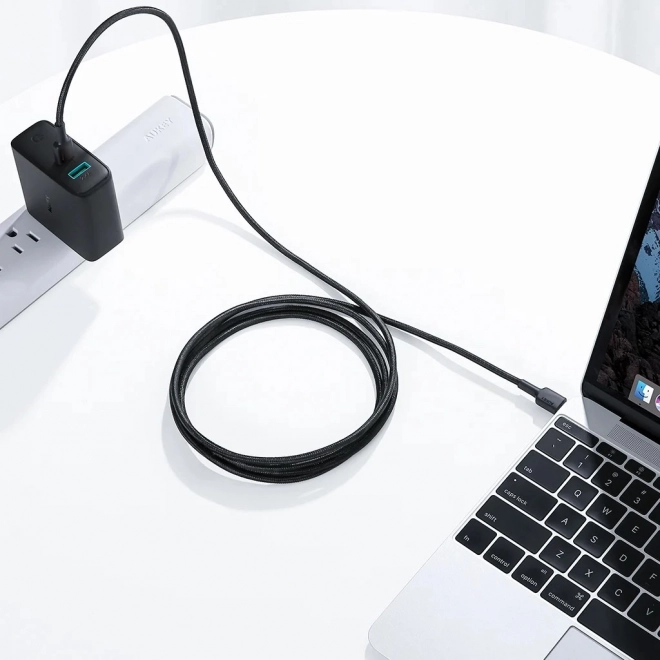 CB-CD45 nylonový kabel USB C - USB C | 0,9 m | 3A | 60W PD | 20V