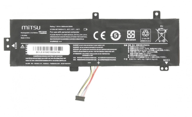 Baterie pro Lenovo IdeaPad 510-15ISK 3950 mAh (30 Wh) 7,4 - 7,6 V